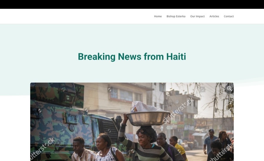 News updates from the projects in Haiti